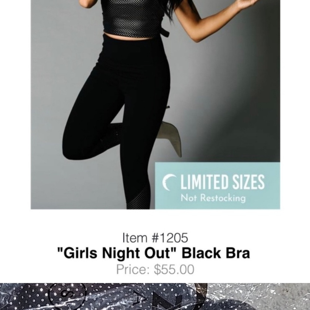 ZYIA Black Girls Night Out Bra - Picture 2 of 9